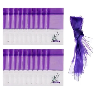 20 Lavender Scented Sachets Empty Bags for Closet and Drawer Freshness Pouch - Picture 1 of 8