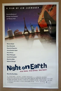 NIGHT ON EARTH 1991 original 27X41 rolled poster Jim Jarmusch Winona Ryder - Picture 1 of 11