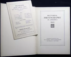 1922 PICTORIAL PHOTOGRAPHY IN AMERICA + EPHEMERA EDWARD WESTON GENTHE LATIMER + - Picture 1 of 9