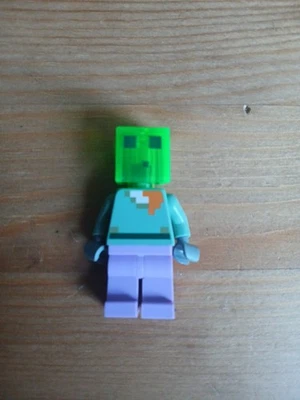 Lego Minecraft ZOMBIE Minifigure min010 Minifig Figure Rare HTF - FREE SHIPPING  - Image 1 of 3