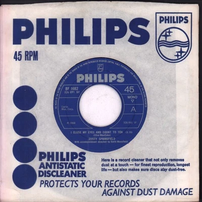 Dusty Springfield I Close My Eyes and Count To Ten 7" vinyl UK Philips 1968 - Image 1 of 2