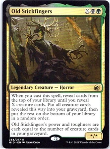 #234 Old Stickfingers Innistrad: Midnight Hunt raro - Imagen 1 de 2