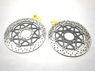 04 05 Suzuki GSXR 600 750 Front Disc Brake Rotors - Image 1 of 4