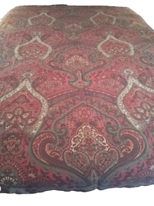 Mantel Pottery Barn 70"x108" Multicolor Mira Paisley Lino Comedor Decoración - Imagen 1 de 10