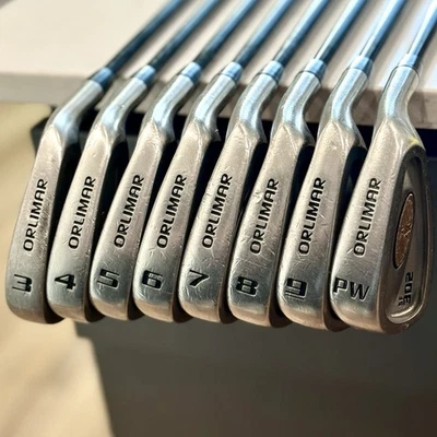 Orlimar SF 302 Iron Set 3-PW High Performance Graphite Stiff Flex Right RH Clubs - Image 1 of 4