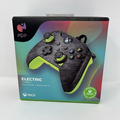 PDP Electric Carbon Wired Controller for Xbox Series X|S Xbox One Windows 10/11 - Image 1 of 4