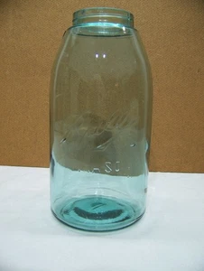 Antico vaso da muratore a sfera acqua TRIPLA L 1900-1910 con bolle marcate 7 MEZZO GALLONE - Foto 1 di 6