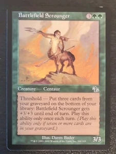 Battlefield Scrounger Magic: The Gathering TCG Judgment Common Card MP - Picture 1 of 3