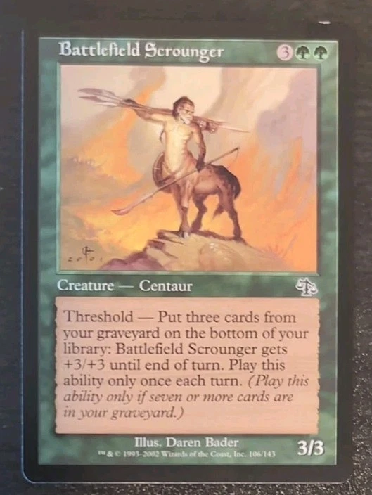 Battlefield Scrounger Magic: The Gathering TCG Judgment Common Card MP - Image 1 of 3