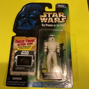 Star Wars POTF Stormtrooper Freeze Frame Action Slide '97 Kenner Collection New - Picture 1 of 3