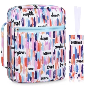 Funda Biblia para Mujer 10"" Floral Biblia Cubierta Estuche Mujer Portátil Protección... - Imagen 1 de 7