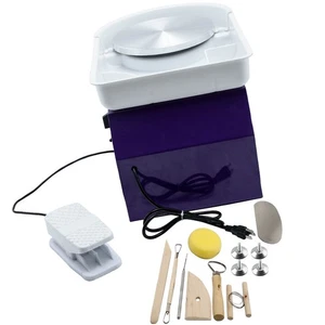 350W 25cm Electric Pottery Wheel Ceramic Machine Art Craft Tool DIY Machine - Picture 1 of 12
