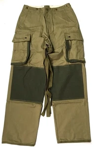 WWII US M42 AIRBORNE PARATROOPER REINFORCED Military Khaki Pure Cotton Pants - Picture 1 of 13