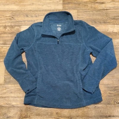 Tek Gear Essential Gear -Size L- Hoodie Pullover 1/4 Zip Athleisure- Teal - Image 1 of 4
