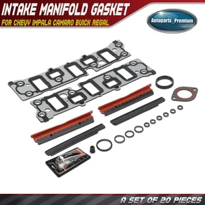 Engine Intake Manifold Gasket Set for Chevy Impala Camaro Buick Regal Pontiac - Picture 1 of 11