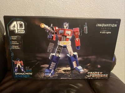 Transformers Optimus Prime 3D Model Kit 4D Build With LED Lights 321 pcs - Image 1 of 4
