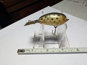 ARBOGAST, VINTAGE "MUD-BUG" SILVER/BLK.DOTS/BLACK BACK, RED THROAT,USED, VGC - Bild 1 von 4