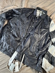 RICK OWENS Babel Snap front Jacket Big Man Sz 56 Flag 2019 Lightweight Nylon EUC - Picture 1 of 21