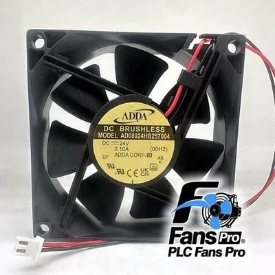 1PCS Brand New ADDA AD08024HB257004 DC24V 0.10A 8025 8CM Ball Cooling Fan - Image 1 of 3