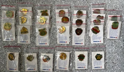 Vintage Los Angeles Dodgers/Unocal 76 Pins Lot Of 26 - 12 Different Pins - Image 1 of 4