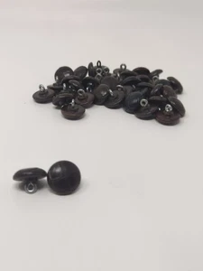 40 Vintage Sweater/Jacket Buttons With Metal Posts - Picture 1 of 6