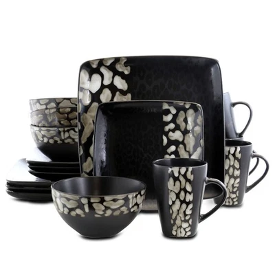 's Savannah 16 Piece Stoneware Dinnerware Set Foto 1 de 3