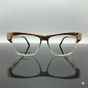 VINTAGE Laura Biagiotti RARITY Eyewear Frame LBV94 45V Multicolor/Gold - Picture 1 of 3