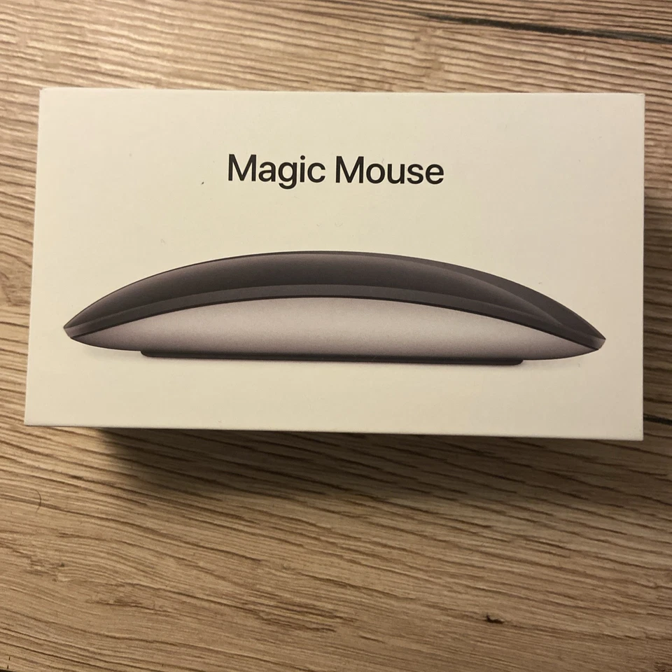 Apple Magic Mouse (Modell A3204) – Neu & OVP – USB-C – Schwarz/Silber - Bild 1 von 3