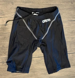 Arena Men’s Powerskin ST NEXT Jammer - Black Size 30 Tech Swim Suit Knee Length - Picture 1 of 6