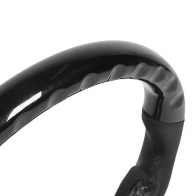 2019 Glossy Black Hydro‑Dip Steering Wheel Perforated Leather For Highlander - Image 1 of 4