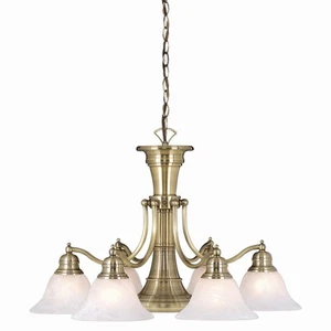 Standford 6-Light Chandelier in Traditional Style 18 Inches Tall and 26 Inches - Picture 1 of 1