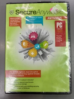 Webroot Secure Anywhere Antivirus (Webroot Software, 2006-2011) Factory Sealed - Image 1 of 2