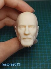 1:18 Walter Hartwell White Head Sculpt Carved For 3.75" Male Action Figure Body