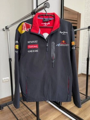 Red Bull Pepe Jeans Vintage Racing Formula 1 Zip Jacket Size Large - Image 1 of 4