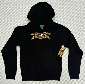 Antihero Eagle Youth Black Hooded Size SM - Picture 1 of 2