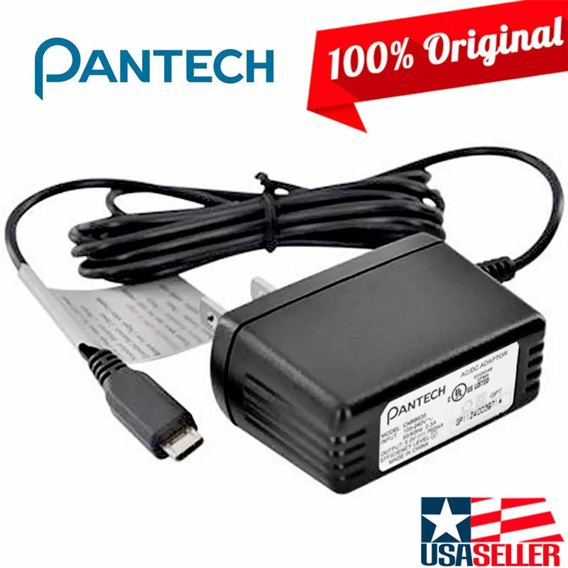 Original OEM Pantech Micro-USB Wall Home Charger for Breeze Breakout Burst - Image 1 of 4