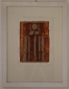 Grafik Print Übermalt Dieter Gölthenboth 1967/1992 Signiert Auflage 7/30 - Bild 1 von 8