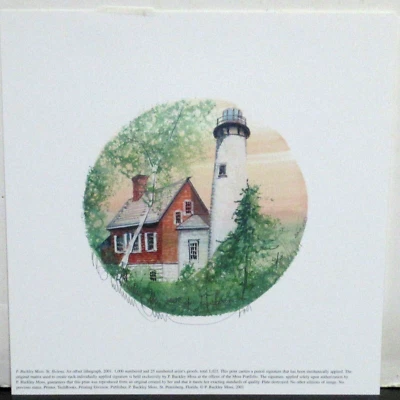 LITOGRAFÍA A COLOR FIRMADA A MANO EDICIÓN LIMITADA P. BUCKLEY MOSS "ST HELENA" Foto 1 de 4