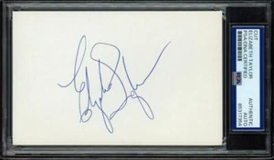 ELIZABETH TAYLOR autograph cut | All-time Acting Great - signed PSA/DNA cert! - Picture 1 of 1