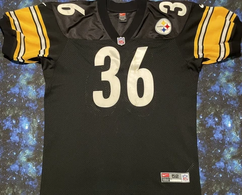 Authentic Vintage Nike NFL Pittsburgh Steelers Jerome Bettis Football Jersey Cover