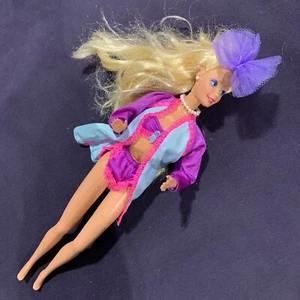 Barbie Fancy Frills Fashions VTG 1991 90s Lingerie Set #2976 w/ barefoot doll - Picture 1 of 14