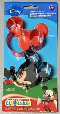 Disney Mickey Mouse Clubhouse Cookie Cutter Set of 2 Baking Wilton Brand New - Image 1 of 2
