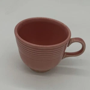 Fiesta Ware 8oz Coffee Mug Tea Cup Rose Pink Homer Laughlin - Picture 1 of 3