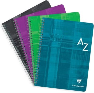 Clairefontaine 8948C - Vokabelheft mit Spiralbindung / Adressbuch 17x22 cm, 50 B - Bild 1 von 3