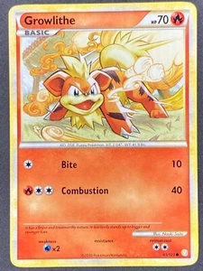 Pokémon Growlithe 65/123 HS HeartGold & SoulSilver NM - Picture 1 of 2