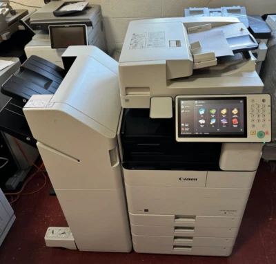 CANON IR ADVANCE 4535i MONO NETWORK PRINTER, COPIER & BOOKLET FINISHER - Image 1 of 4