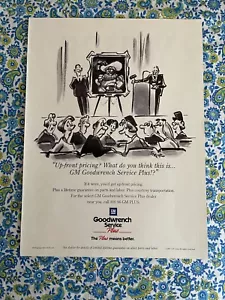 Vintage 1998 GM Goodwrench Service Plus Print Ad Automechaniker Reparatur - Bild 1 von 7