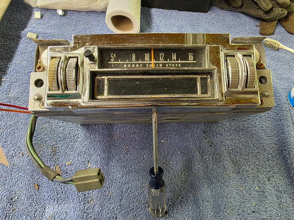 Dodge Charger 1968 1969 1970 Plymouth GTX ROAD RUNNER AM 8 pistas radio Foto 1 de 2