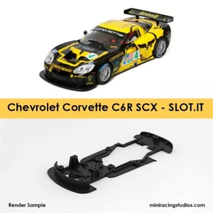 Chasis Corvette C6R de SCALEXTRIC / SCX impreso en 3D para soporte Slot.it - Bild 1 von 1