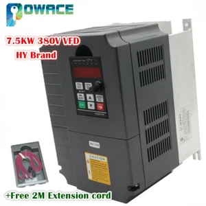 Inversor de frecuencia variable 3 fases HY VFD/VSD 7,5 KW 380 V control CNC - Imagen 1 de 8